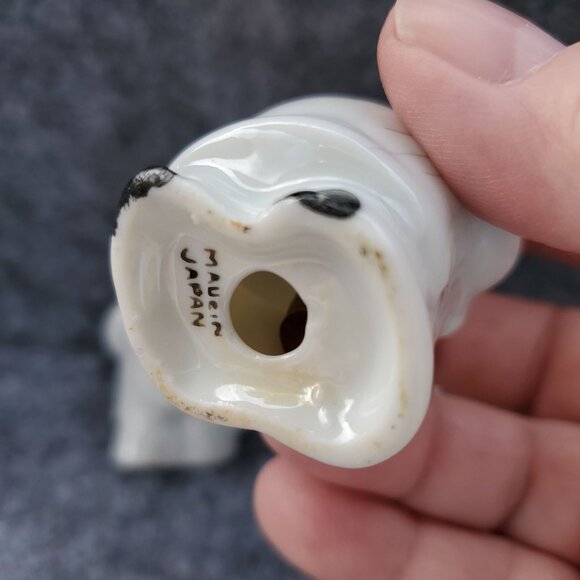 Vintage 1940s Chef Salt & Pepper Shakers Japan MCM Bakers Sunshine Cracker Co. - Picture 3 of 9